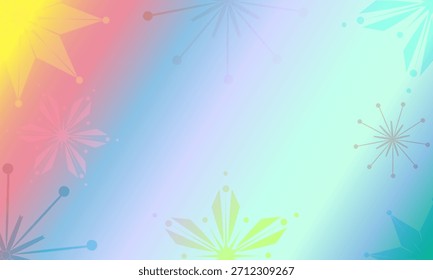 Winter gradient background with snowflakes. For winter, Christmas  designs and seasonal greeting cards