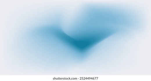Winter Gradient Design in Blue and White Colors. Abstract Fluid Texture for Advertising, Web, Social Media, Posters, Banners, Covers. Background Pattern Vector Illustration.