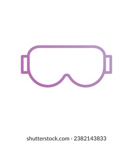 winter gradient icon stock illustration 