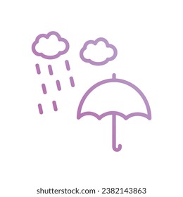 winter gradient icon stock illustration 