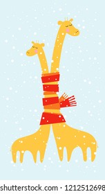 Winter greeting card