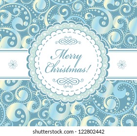 Winter greeting card