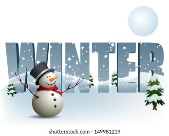 Winter Greeting Card