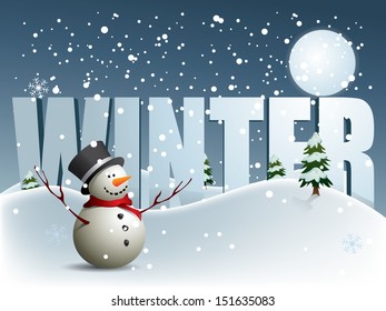 Winter Greeting Card