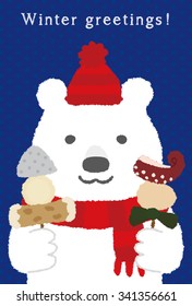 Winter greetings card