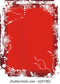 Winter grunge background series, vector illustration.