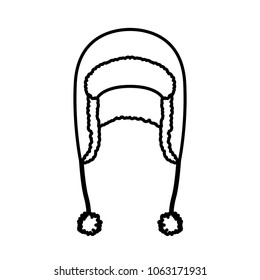 winter hat clothes icon