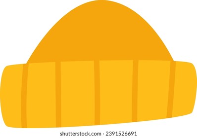 Ilustración de vectores de ropa de sombrero de invierno