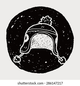 winter hat doodle