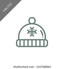 winter hat icon