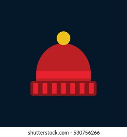 Winter hat icon
