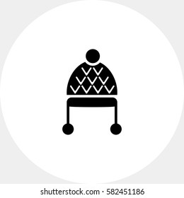 Winter hat icon