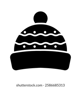 Winter hat icon color editable