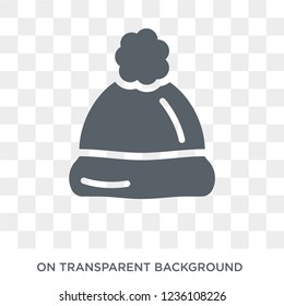 Winter hat icon. Winter hat design concept from  collection. Simple element vector illustration on transparent background.