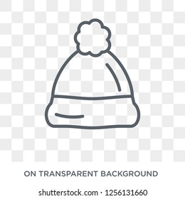 Winter hat icon. Winter hat design concept from  collection. Simple element vector illustration on transparent background.