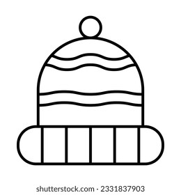 Winter Hat Icon Design For Personal And Commercial Use