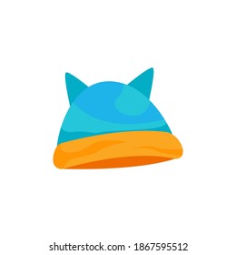 Winter hat icon design template vector isolated illustration