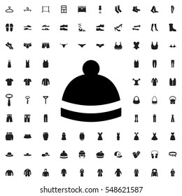 winter hat icon illustration isolated vector sign symbol