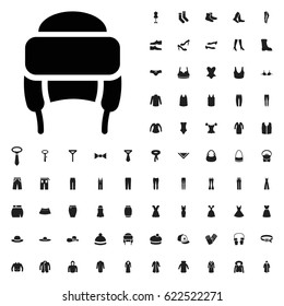 Winter hat icon illustration isolated vector sign symbol. clothes icons vector set. on white background