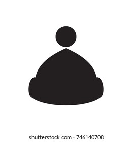 winter hat icon illustration isolated vector sign symbol