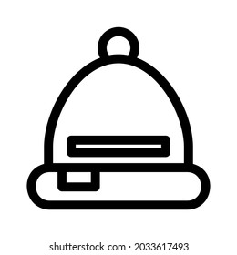 winter hat icon or logo isolated sign symbol vector illustration - high quality black style vector icons
