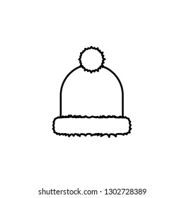 winter hat icon. Signs and symbols can be used for web, logo, mobile app, UI, UX