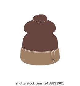 Winter hat icon vector illustration simple design