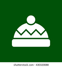 winter hat icon. winter hat vector illustration