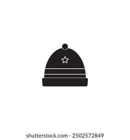 winter hat icon vector ilustration logo design