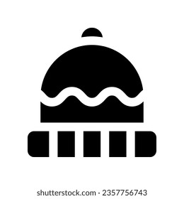 winter hat icon. vector icon for your website, mobile, presentation, and logo design.