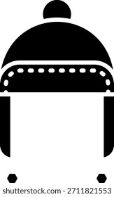 Winterhut-Symbol: Symbol für warme Kopfbedeckungen