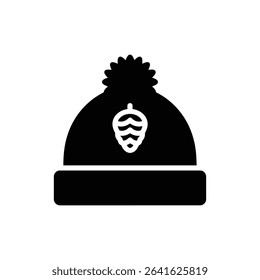 Winter Hat with Pinecone Detail for Seasonal Fashion and Warmth