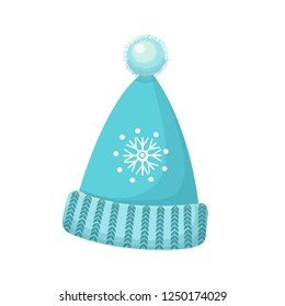winter hat with pompon
