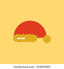winter hat Vector illustration Santa hat