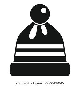 Winter headwear icon simple vector. Travel hiking. Extreme activity