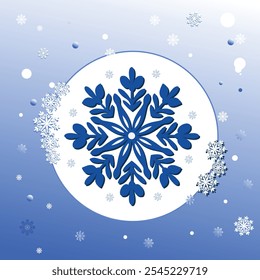 Invierno de nieve pesada caída de fondo azul. Partículas de hielo moteado de nieve,