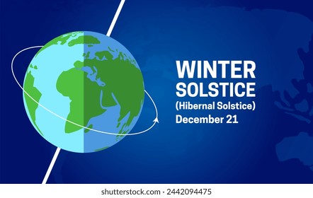 Winter Hibernal Solstice Background Illustration