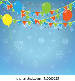 Winter holiday background.