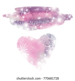 Winter Holiday Background marks