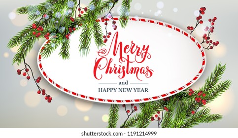 Winter holiday card