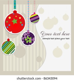 Winter holiday card
