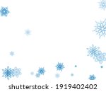Winter holiday circle frame style with fall shining snow. Border of sequin confetti. Glitter powder sparkling background.