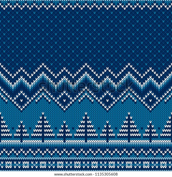 Winter Holiday Knitted Sweater Pattern 