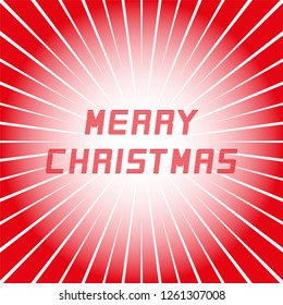 Winter holiday red striped background. Merry Christmas creative vector card, also you can use like poster, postcard, banner or any type of decoration for your design.