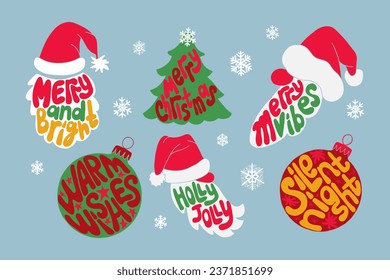 Merry Christmas and Happy New Year concept. Collection of icon of Jingle  bell in line, flat and cartoon styles for web sites, adverts, articles,  shops, stores 13669881 Vector Art at Vecteezy