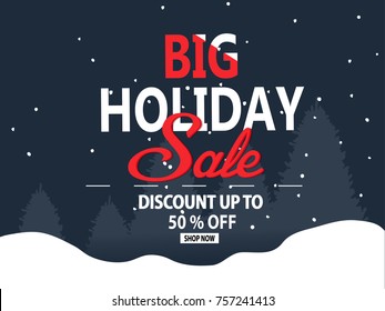 Winter holiday  sale