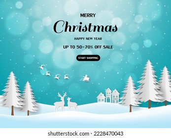 Winter holiday sale background for Christmas or new year decorative,vector illustration