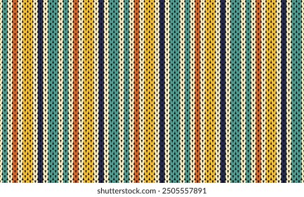 Winter Holiday Seamless Knitted Pattern. 