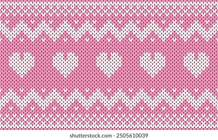 Winter Holiday Seamless Knitted Pattern