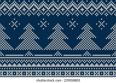 Winter Holiday Seamless Knitting Pattern